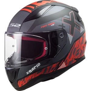 Ls2 Rapıd Xtreet Mat Siyah-Kırmızı Kask