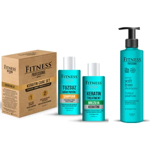 Brezilya Fönü Saç Düzleştirici Kalıcı Keratin Bakımı Evde Kullanım Seti & Tuzsuz Şampuan 250 ml