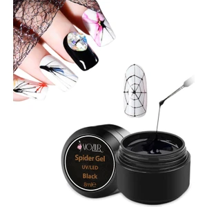 Spider Jel UV/LED Tırnak Bakımı İçin Siyah 8 Ml Kaliteli ve Pratik