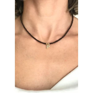 Sose Moda P Harfli Boncuk Kolye