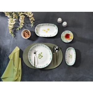 Charlotte Kahvaltı Takımı-32 Parça-Yeşil