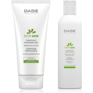 Stop Akn Purfying Cleasing Jel 200 ml + Astringent Tonic Lotion 250 ml