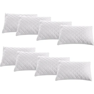 Inter Z Tela Kapitone Desenli Yastık Alezi, Yastık Koruyucu, 50 x 70 Cm, 8 Adet