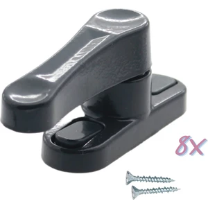 Pencere Kilidi Kapı ve Pencere Emniyet Aparatı Güvenlik Ürünü Kilit Antrasit