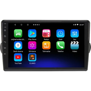 Fiat Egea Android 12 Kablosuz Carplay Navigasyon Multimedya Ekran Teyp - MY-0609W-FİAT Egea