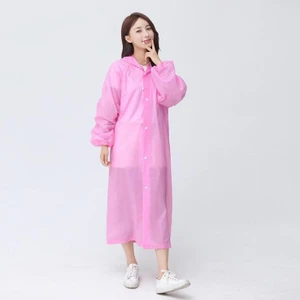 Kalın Yağmurluk Büyük Boy Pembe