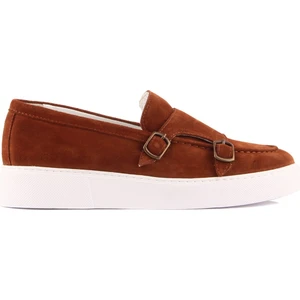 - Taba Deri Erkek Günlük Ayakkabı