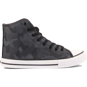 - Siyah Renk Bağcıklı Erkek Sneaker