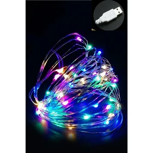 Peri LED Işık 5 Metre USB ile Çalışan Çok Amaçlı Dekoratif Aydınlatma