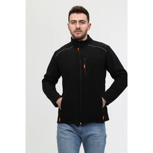 - Outdoor Siyah Polar Mont - 3 Cep Outdoor Anti Pilling Üniversal Mevsimlik Polar