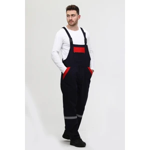 - Bahçıvan Tulumu 16/12 Lacivert Gabardin Askılı İş Tulumu