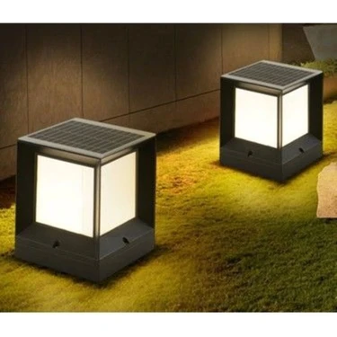 90W Solar Bahçe Aydınlatması. Solar Güneş Enerjili Set Üstü Baba Tipi Küp Aydınlatma. Yerli