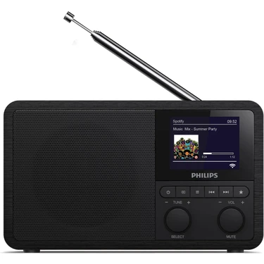 Philips TAPR802/12  Dab+Fm  Saatli Radyo (Bluetooth, Kapanma Zamanlayıcısı, Çift Alarm, Spotify
