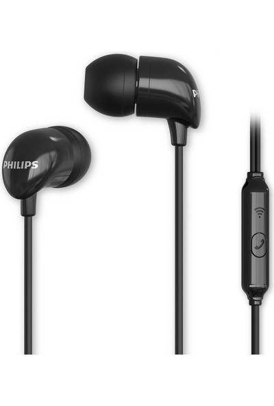 Philips Tae1126Bk/51 Kablolu Kulak İçi Mikrofonlu Kulaklık – Siyah