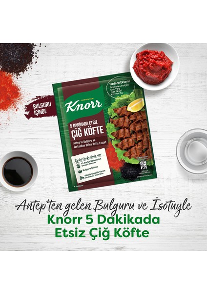 Çiğ Köfte 5 Dakikada Etsiz 120 g