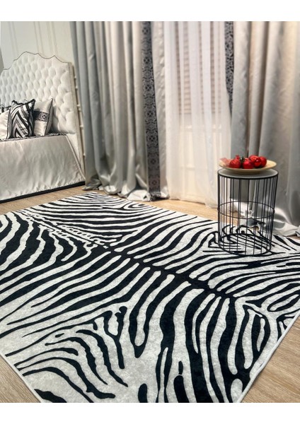Zebra Desenli Dekoratif Halı fırsatları