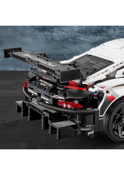 Technic 42096 Porsche 911 RSR Yapım Kiti (1580 Parça) - Çocuk ve Yetişkin için Koleksiyonluk Oyuncak Araba