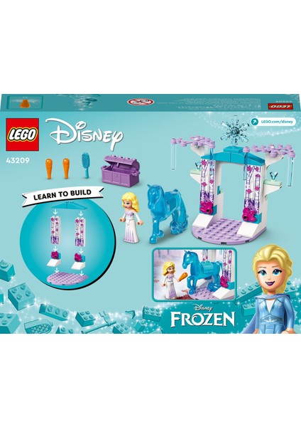 # Disney Elsa ve Nokk#un Buz Ahırı 43209 - 4 Yaş ve Üzeri için Hayal Gücünü Geliştiren İnşa Edilebilen Oyuncak Yapım Seti (53 Parça)