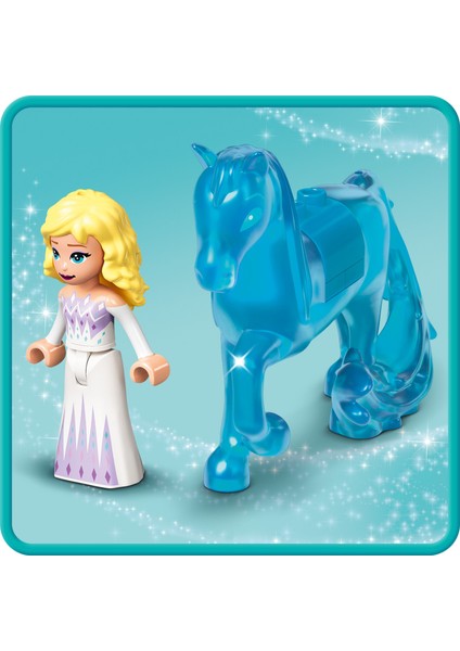 # Disney Elsa ve Nokk#un Buz Ahırı 43209 - 4 Yaş ve Üzeri için Hayal Gücünü Geliştiren İnşa Edilebilen Oyuncak Yapım Seti (53 Parça)