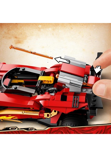 NINJAGO® Legacy X-1 Ninja Turbo Otomobili 71737  - Çocuklar için Ninja Motorsiklet Oyuncak Yapım Seti (599 Parça)