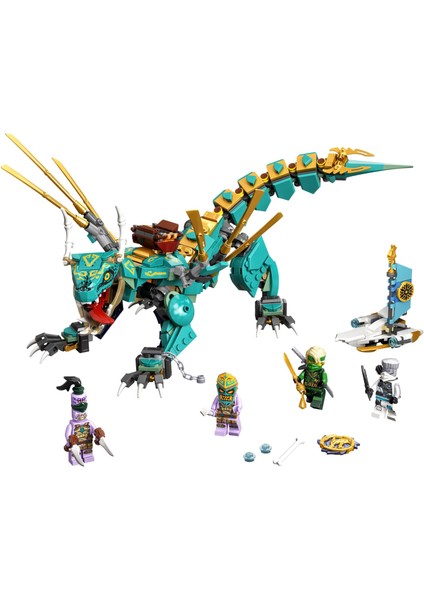 NINJAGO® Orman Ejderhası 71746 Yapım Seti; Hareketli Ejderha Oyuncağı ve NINJAGO Lloyd ve Zane'i İçeren Ninja Oyun Seti (506 Parça)