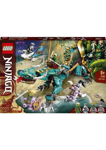 NINJAGO® Orman Ejderhası 71746 Yapım Seti; Hareketli Ejderha Oyuncağı ve NINJAGO Lloyd ve Zane'i İçeren Ninja Oyun Seti (506 Parça)