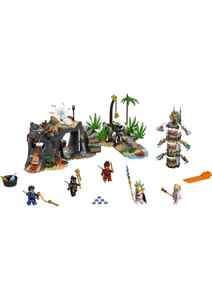 LEGO® NINJAGO® Bekçiler Köyü 71747 Yapım Seti; NINJAGO Cole Jay ve Kai'yi İçeren Ninja Oyun Seti (632 Parça)