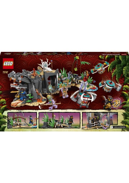 LEGO® NINJAGO® Bekçiler Köyü 71747 Yapım Seti; NINJAGO Cole Jay ve Kai'yi İçeren Ninja Oyun Seti (632 Parça)