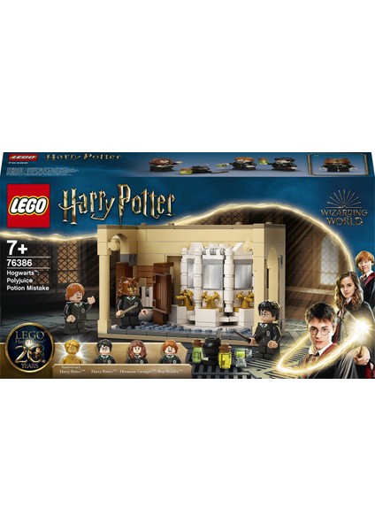 Harry Potter# Hogwarts#: Çok Özlü İksir Hatası 76386 - 7 Yaş ve Üzeri İçin Minifigür Dönüşümlü Koleksiyonluk Yaratıcı Oyuncak Yapım Seti  (217 Parça)