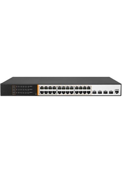 TS-5024G-4SFP10-L3 24 Port Gigabit Poe 4 Port Gigabit Sfp Layer3 Yönetilebilir 10G Poe Switch