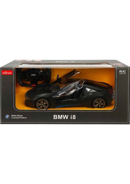 1:14 Bmw I8 Uzaktan Kumandalı Işıklı Araba - Siyah fırsatları
