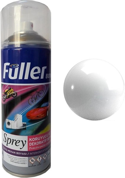 Füller Sprey Boya Beyaz 400ML Ral 9010 Mat Beyaz Opak Renkler
