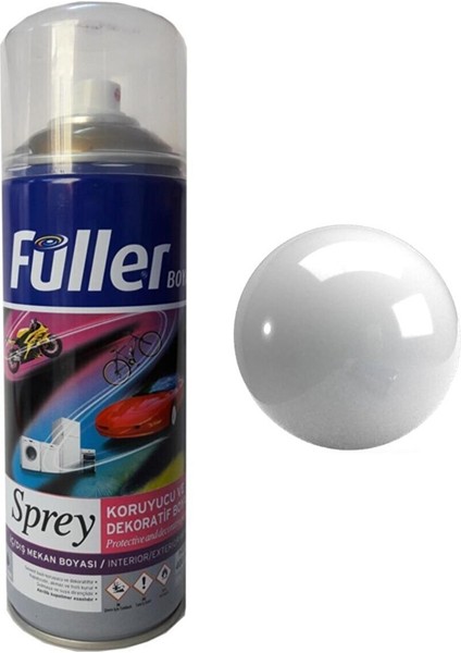 Füller Sprey Boya Açık Gri 400ML Ral 7035 Açık Gri Opak Renkler