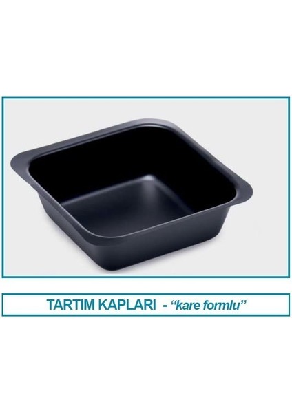 037.11.007 Tartım Kabı - P.s - Kare Form - Siyah - 5 ml (100 Adet)