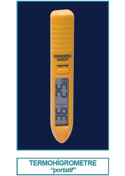 060.03.002 Termohigrometre - Portatif (1 Adet)