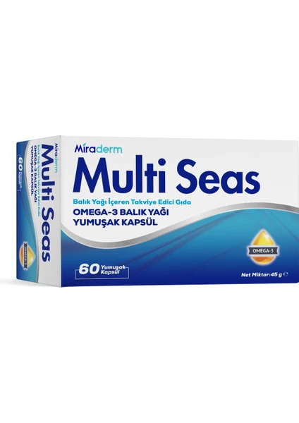 Multi Seas Omega 3 Balık Yağı 60 Kapsül