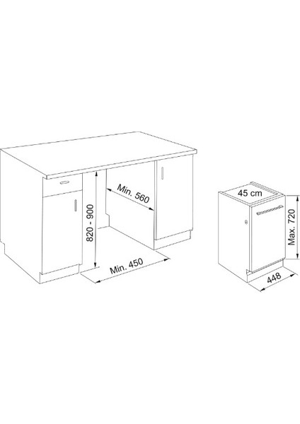 Bulaşık Makinesi Fdw 4510 E8P E