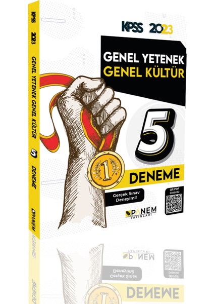 Panem Yayınları KPSS 2023 Genel Yetenek Genel Kültür Tamamı Çözümlü 5 Deneme