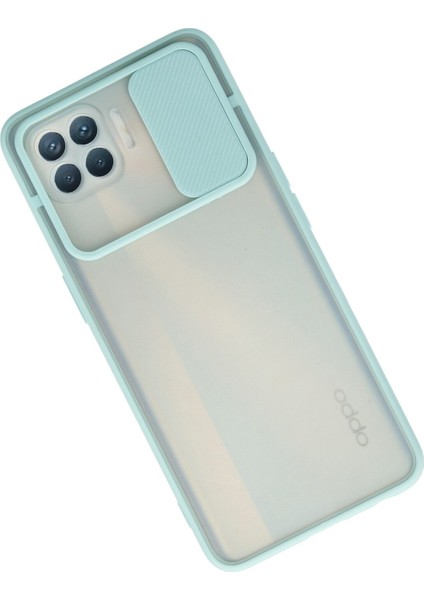 Oppo Reno 4 Lite Kılıf Palm Buzlu Kamera Sürgülü Silikon - Turkuaz 300099 fiyatları