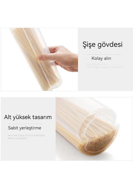 3 Adet Bakliyat Saklama Kabı 29 x 10,5 cm (Yurt Dışından)