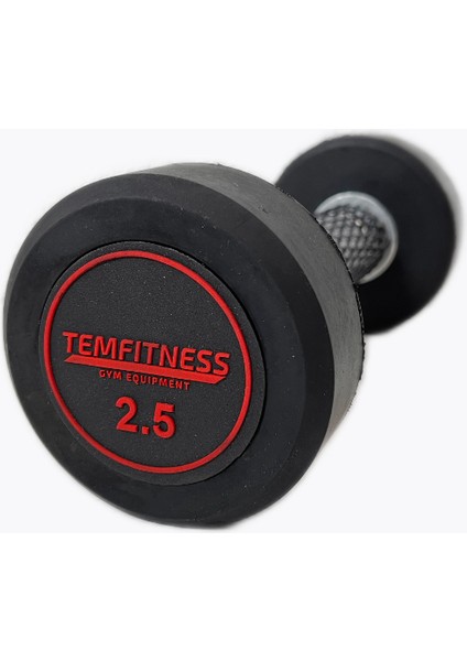 Temfıtness Kauçuk Kaplı Olimpik Dambıl