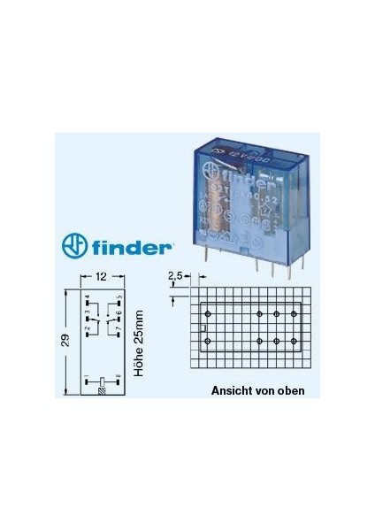 Minya P.c.b. Röl 2 CO-8A Kont 24V Dc Pi