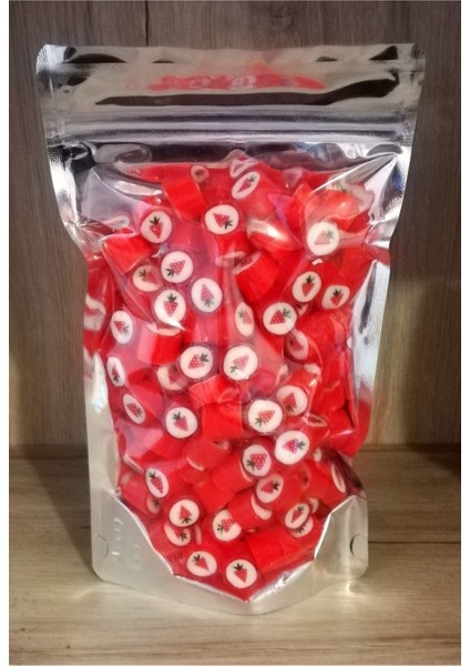 Çilek Desenli Lolly Şeker 1000 gr fiyatları