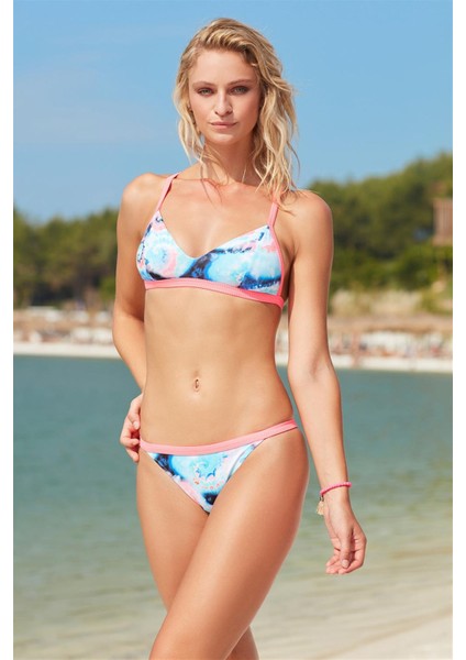 Sabit Üçgen Bikini Takım Desenli 201283 modelleri
