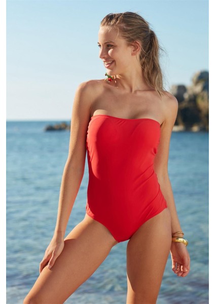 Soft Straplez Mayo Kırmızı 207144