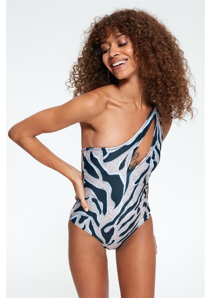 Tek Omuz Detaylı Mayo Desenli 217139 modelleri