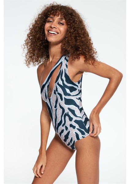 Tek Omuz Detaylı Mayo Desenli 217139 fırsatları