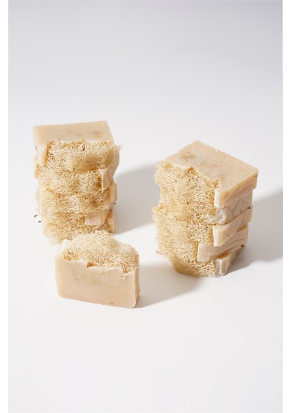 Kabak Lifli Banyo Sabunu, %100 Doğal, Vegan Ve El Yapımı, 1 ADET ve 100±5 gr.