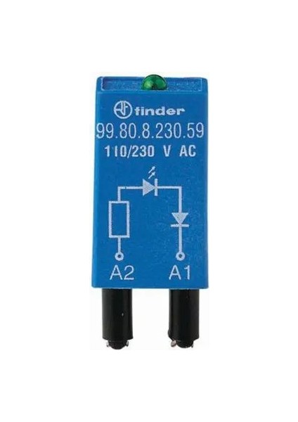 Ledli̇ Yeşi̇l Led+ Varistor ;28-60 V Ac/dc