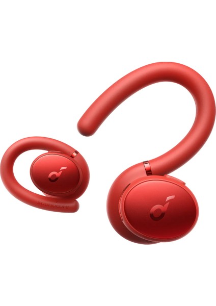 Soundcore Sport X10 TWS Bluetooth 5.2 Kablosuz Kancalı Spor Kulaklık - IPX7 Suya Dayanıklı - Kırmızı - A3961 (Anker Türkiye Garantili)